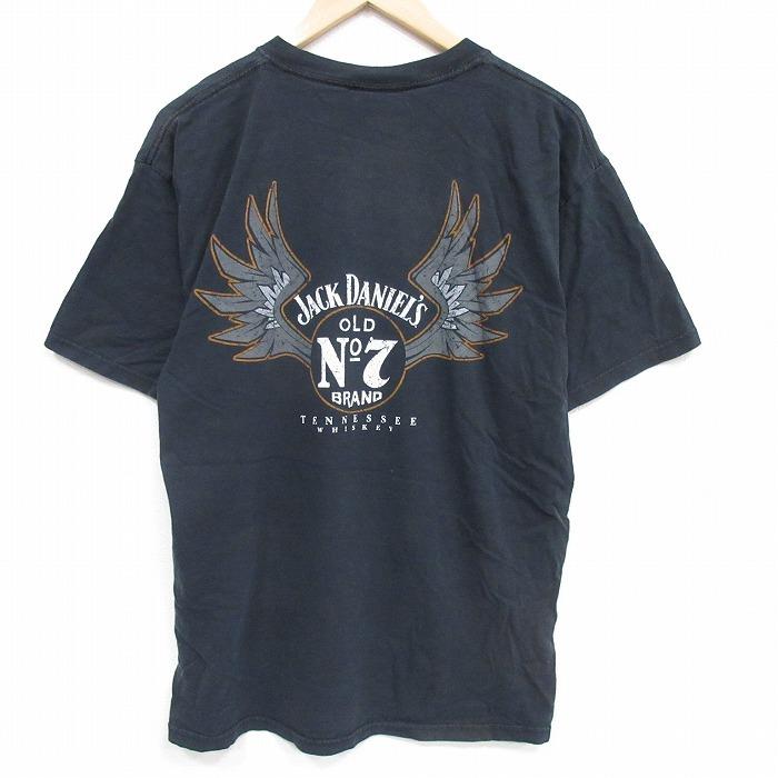 L/古着 半袖 ビンテージ Tシャツ メンズ 00年代 00s ジャックダニエル