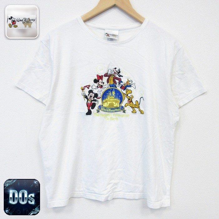 Disney（ディズニー） L/古着 半袖 ビンテージ Tシャツ メンズ 00年代