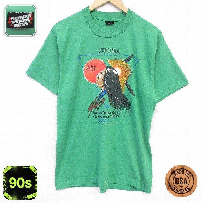 D.R.I. 　90s ビンテージ　tシャツ M/古着 半袖 ビンテージ Tシャツ メンズ 90年代 90s インディアン