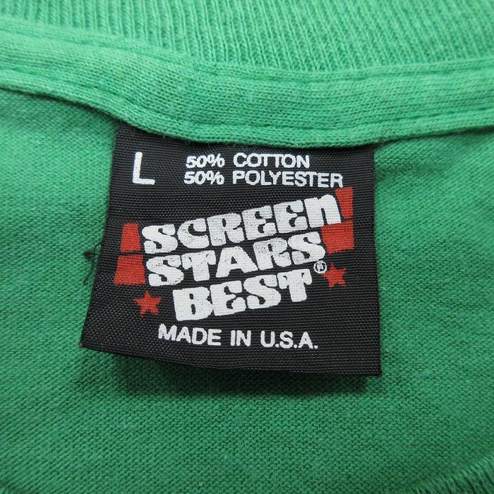 90sVintageヴィンテージUSA製無地tシャツ半袖メンズライムグリーンs M/古着 半袖 ビンテージ Tシャツ メンズ 90年代 90s インディアン