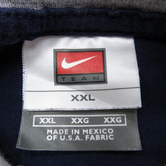 NIKE × アリゾナ大学 ロゴ刺繍 XXLサイズ 古着 バスケ ゲームシャツ NIKE（ナイキ） XL/古着 半袖 ビンテージ Tシャツ メンズ 00年代 00s