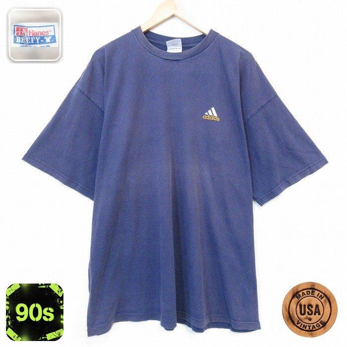 adidas（アディダス） XL/古着 半袖 ビンテージ Tシャツ メンズ 90年代