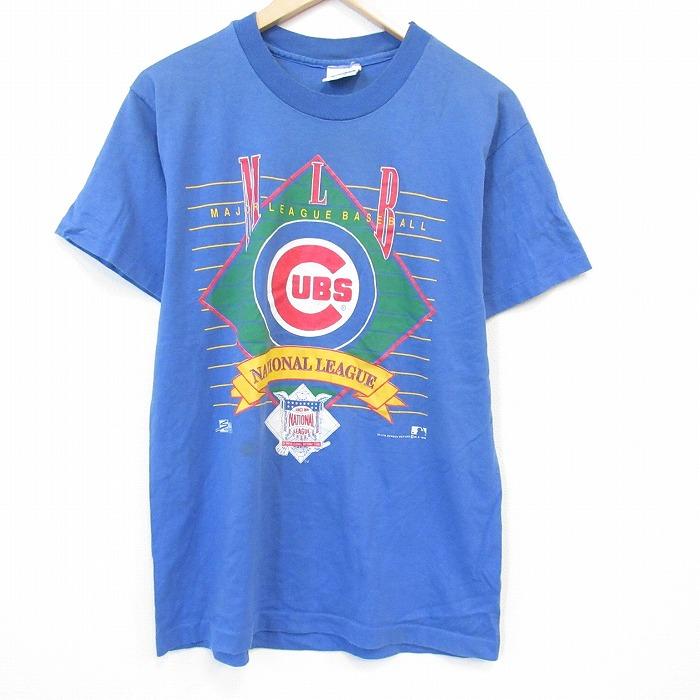 M/古着 半袖 ビンテージ Tシャツ メンズ 90年代 90s MLB シカゴカブス