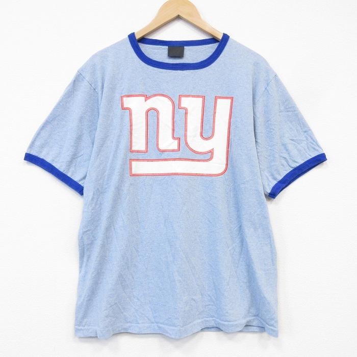 L/古着 半袖 ビンテージ Tシャツ メンズ 90年代 90s NFL ニューヨーク