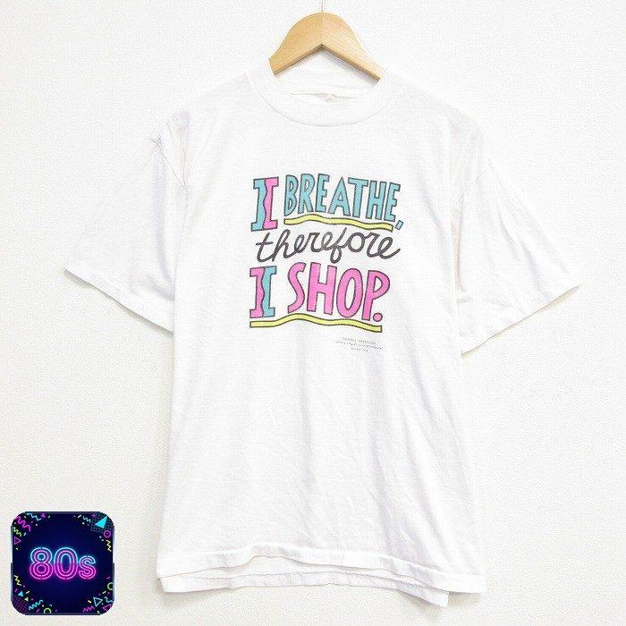 XL/古着 半袖 ビンテージ Tシャツ メンズ 80年代 80s SHOP クルー