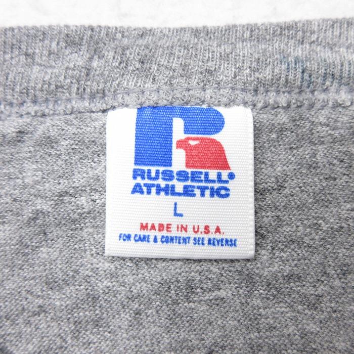 L/古着 ラッセル 半袖 ビンテージ Tシャツ メンズ 80年代 80s