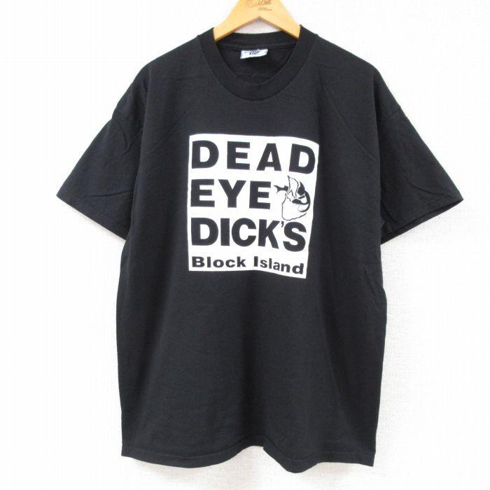XL/古着 リー Lee 半袖 ビンテージ Tシャツ メンズ 90s デッドアイ 魚