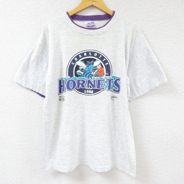 L/古着 半袖 ビンテージ Tシャツ メンズ 80s NBA シャーロットホーネッツ クルーネック グレー 霜降り バスケットボール 22jul13  中古 :tsv72060055:古着屋RUSHOUT - 通販 - Yahoo!ショッピング