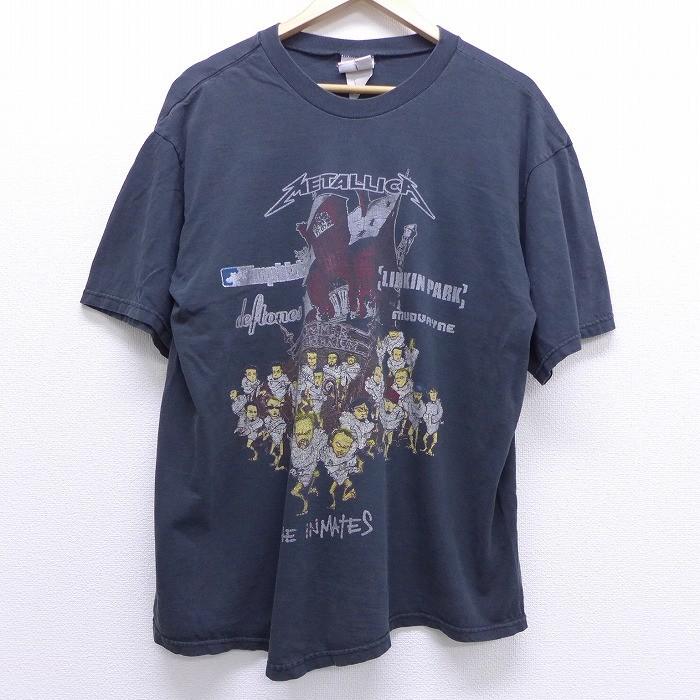 XL/古着 半袖 ビンテージ ロック バンド Tシャツ 00s サマーサニ 