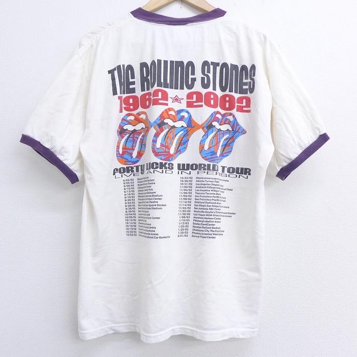XL/古着 半袖 ビンテージ ロック バンド Tシャツ 00s ローリング XL/古着 半袖 ビンテージ ロック バンド Tシャツ 00s ローリング
