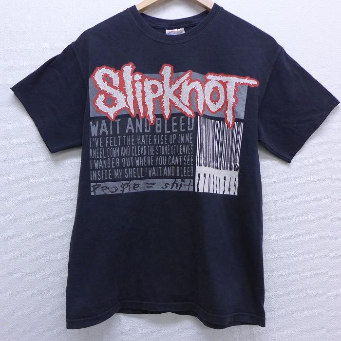 M/古着 半袖 ビンテージ ロック バンド Tシャツ 00s スリップノット 