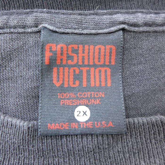 XL/古着 半袖 ビンテージ Tシャツ 90s ファッションヴィクティム 
