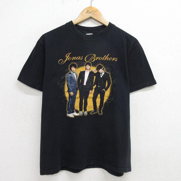 M/古着 半袖 ビンテージ ロック バンド Tシャツ メンズ 00s ジョナス