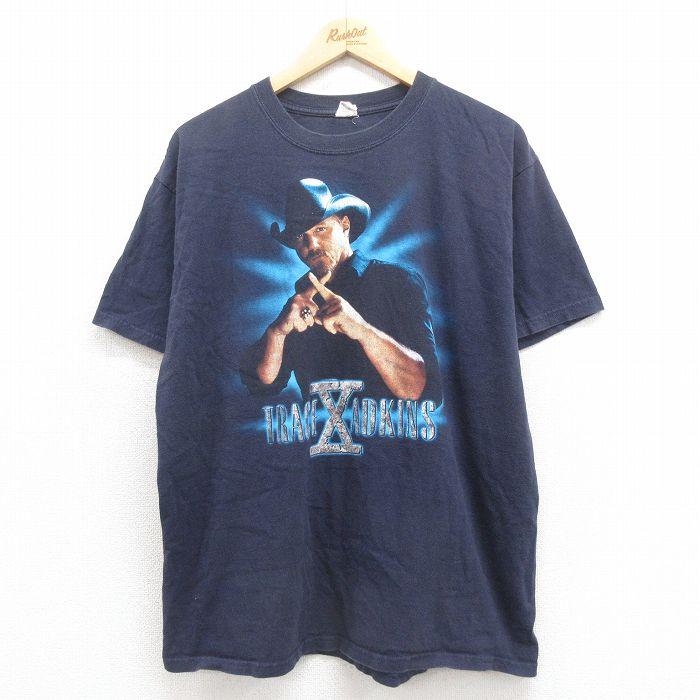 XL/古着 半袖 ビンテージ ロック バンド Tシャツ メンズ 00s トレイス