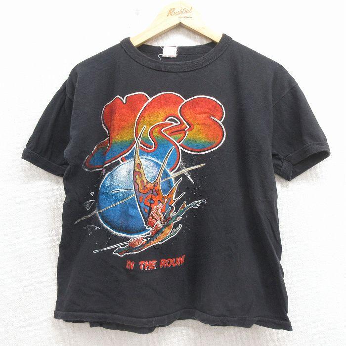L/古着 半袖 ビンテージ ロック バンド Tシャツ メンズ 80年代 80s