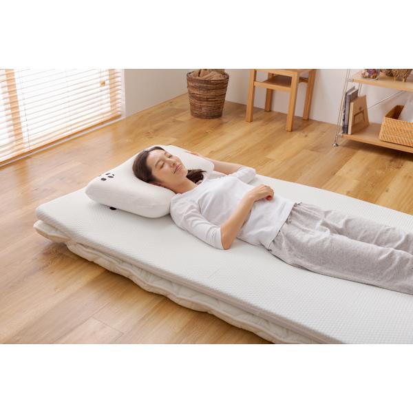 マットレス ダブル 低反発 トッパー 5cm 冷却ジェル配合 ノン