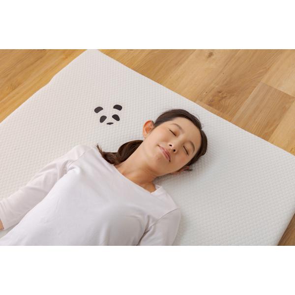 マットレス ダブル 低反発 トッパー 5cm 冷却ジェル配合 ノンスプリング 敷布団 PANDA LONDON パンダマットレス 竹 在庫処分
