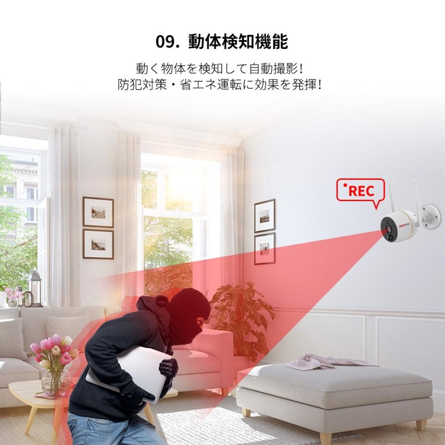 ジュアンクラウド Juancloud Wi-Fiネットワーク屋外IPカメラセット ジュアンクラウド(Juancloud) 防犯カメラ Wi-Fiネットワーク屋外