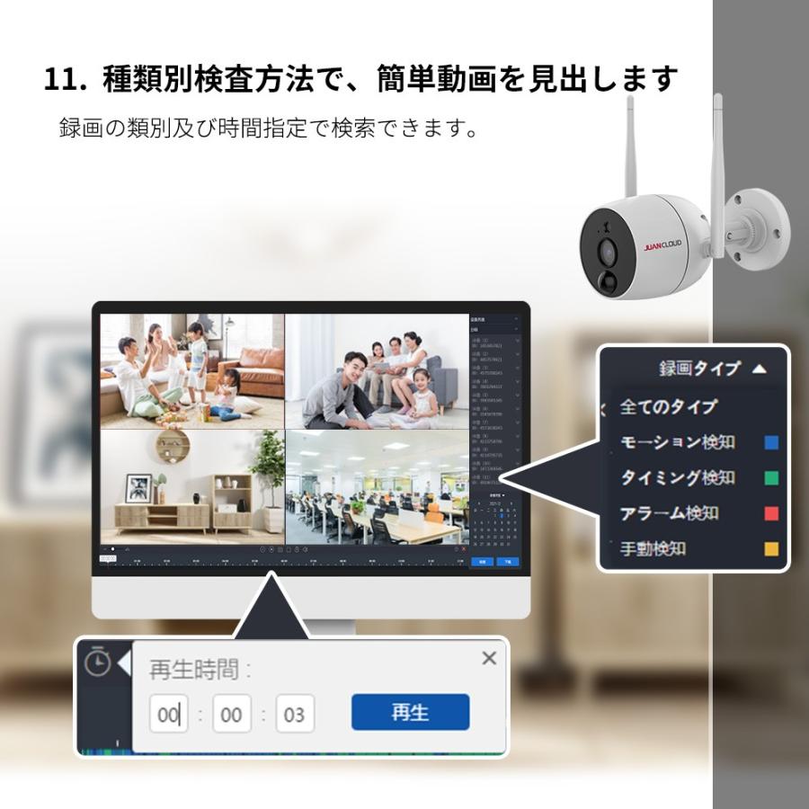 ジュアンクラウド(Juancloud) Wi-Fiネットワーク屋外IPカメラ ジュアンクラウド(Juancloud) Wi-Fiネットワーク屋外IPカメラ