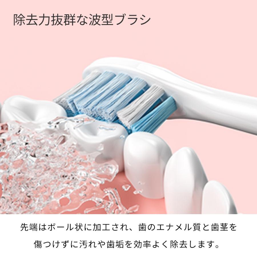 MiLink TB01 電動歯ブラシ 替えブラシ 替え 音波振動歯ブラシ 電動は