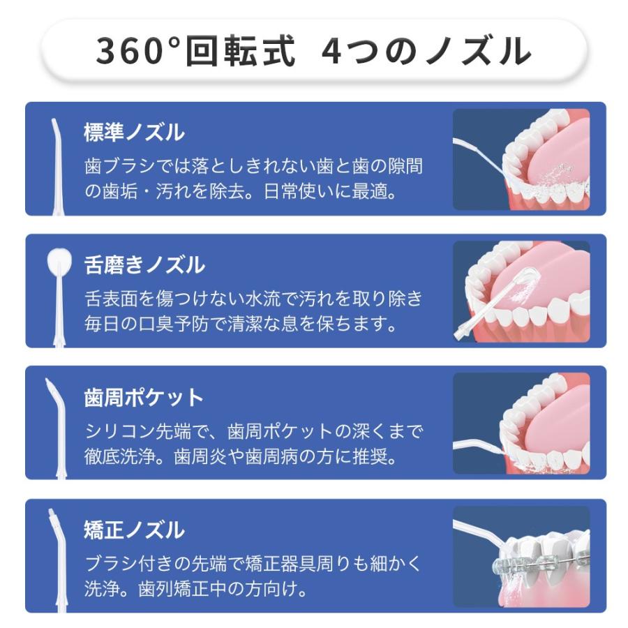 ジェット水流式 口腔洗浄器 口腔洗浄機 オーラルケア 歯肉炎 歯周病 ポケット 掃除 きれい デンタルケア セール IF-P11Sの画像