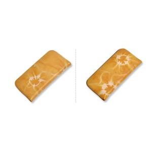 ふるさと納税 杏染革：がま口長財布：隠し口金： KDG-100|財布 長野県千曲市の画像