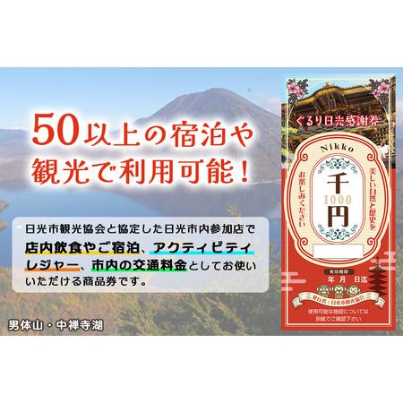 ふるさと納税 ぐるり日光感謝券【商品券3千円分】 [0206] 栃木県日光市 |  | 01