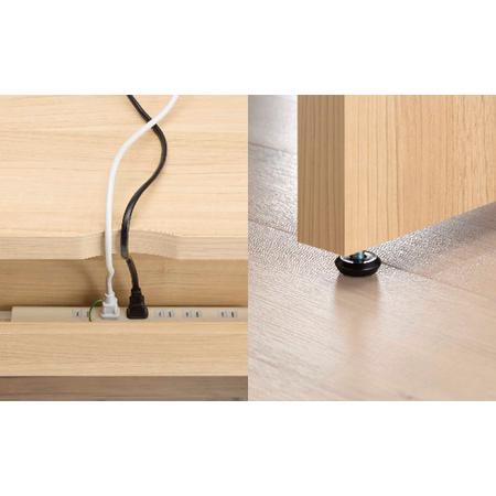 ふるさと納税 木質感を活かしたスタイリッシュデスク深型(ナチュラル) インテリア 家具 おしゃれ 机 リビング 自室 パソコンデスク PCデスク タ.. 静岡県島田市_3