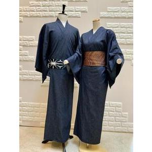 ふるさと納税 denimアウターきもの（レディースサイズL） 富山県氷見市の画像