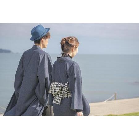 ふるさと納税 denimアウターきもの（メンズサイズM） 富山県氷見市の画像