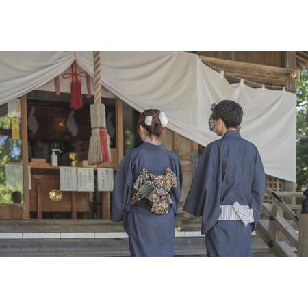 ふるさと納税 denimアウターきもの（メンズサイズL） 富山県氷見市の画像