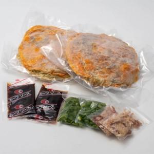 ふるさと納税 2枚セットそば肉玉シングル（そば）：平の家広島風お好み焼き／府中焼き No.440 広島県府中市_1