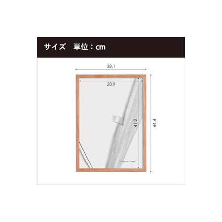 ふるさと納税 府中家具 FRAME SANO A3サイズ オーク No.417-02 広島県府中市_4