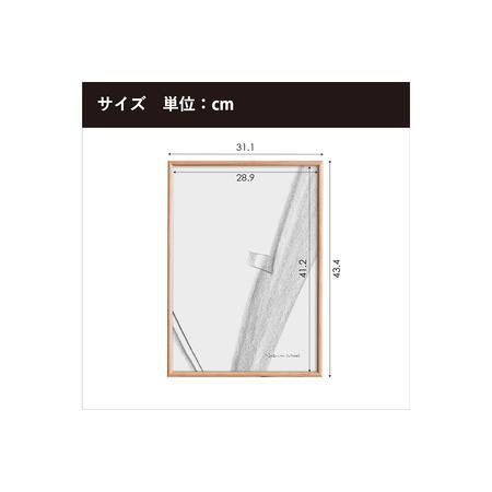 ふるさと納税 府中家具　FRAME　TIPO　A3サイズ　オーク No.598-02 広島県府中市_4