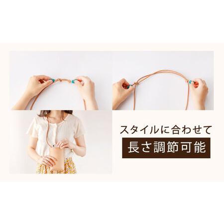 ふるさと納税 【ブラック×ベージュ】レザー スマートフォン 用 サコッシュ＆コインケース [OBG014_02]レザーケース 長崎県川棚町の画像