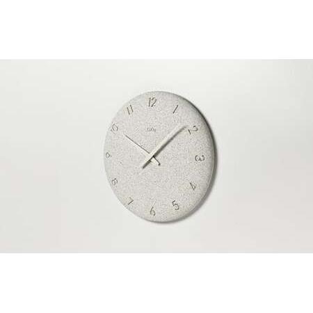 ふるさと納税 珪藻土の時計（洗い出し）NY23-06 WH インテリア 壁掛け時計 リビング 部屋 寝室 お店 店舗 おしゃれ シンプル 雑貨 小物 インテリ.. 富山県高岡市_1