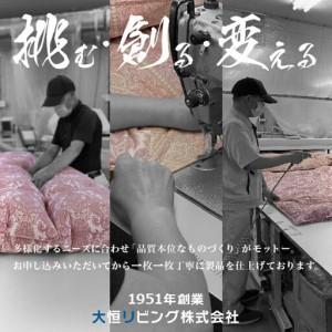 ふるさと納税 LANCETTIランチェッティPalazzoパラッツォ 敷カバー【SD(セミダブル)サイズ】【ブルー】【日本製】 山梨県都留市_4
