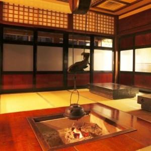 ふるさと納税 【貸切風呂利用付】デイユース5時間客室休憩＆いろり炭火ランチ日帰りプランペア利用券【金沢から1時間】_旅行券・チケット 食事券.. 石川県白山市の画像