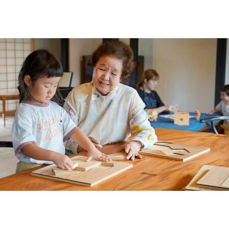 ふるさと納税 おもちゃ ヒノキのタングラム ＋パズル土台全種セット｜木のおもちゃ 高知県安芸市_3
