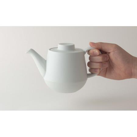 ふるさと納税 【雪のような質感のティーセット】 SOJI ポット ＆ マグカップペア【KIHARA】有田焼 食器 うつわ 器 2人用 3点セット カフェ セッ.. 佐賀県有田町の画像