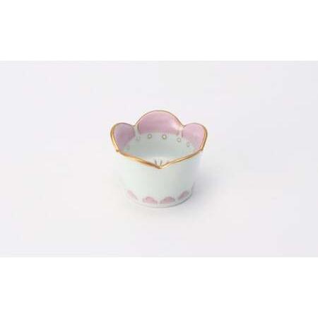 ふるさと納税 有田焼 pink HAPPYSET 6点【丸兄商社】食器 器 うつわ 陶磁器 食器セット セット 皿 小皿 豆皿 小付 小鉢 箸置 桜 梅 麻の葉 ピン.. 佐賀県有田町の画像