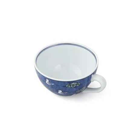 ふるさと納税 源右衛門窯 染錦水鳥図 スープ碗 器 食器 皿 デザートカップ カフェオレボウル 有田焼 A45-285 佐賀県有田町の画像
