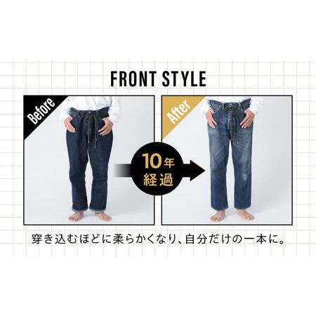 ふるさと納税  【大きいサイズ】受注生産 ジーンズセルビッチデニム 日本製 ジーパン デニム パンツ アメカジ メンズ ファッション ハンドメイド.. 福岡県糸島市の画像