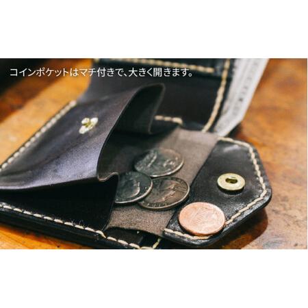 ふるさと納税 DURAM クラシック 二つ折り 財布 / 小銭入れ付 2つ折り 革 レザー 9002 《糸島》【Duram Factory】 ドゥラムファクトリー [AJE054] 福岡県糸島市の画像