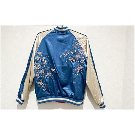 ふるさと納税 横須賀一番リバーシブルスカジャン　サイズはS・M・L・XL・XXL 服 おしゃれ かっこいい ヴィンテージ 刺繍 リバーシブル 横須.. 神奈川県横須賀市の画像