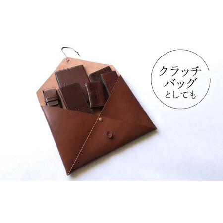 ふるさと納税 ハンドメイド 牛革製 書類ケース 楽譜ケース プレゼント 贈り物 誕生日 横須賀 【M.シダータのアトリエ】 [AKAV002] 神奈川県横須賀市の画像