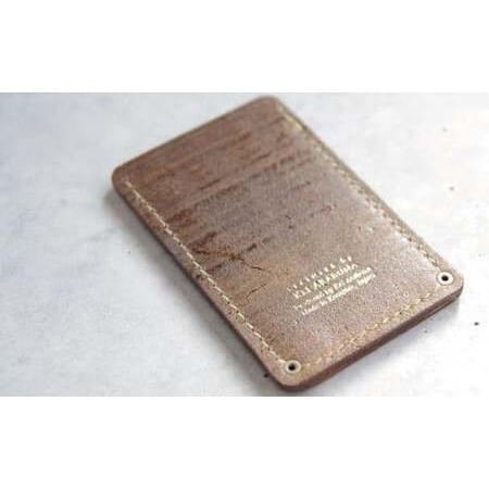 【こだわりの革細工】名刺入れ /「LEATHERS by Kei Arabuna」 044003 【革製品】 石川県小松市