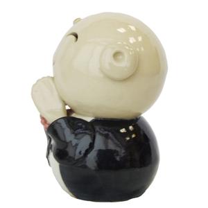 ふるさと納税 ほっこりおじぞうさん（中）丸耳【インテリア 陶器 おじそうさま 飾り】(BF203) 茨城県北茨城市の画像