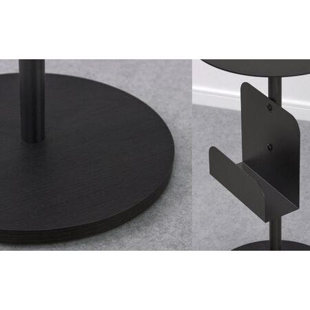 ふるさと納税 【＆FREL】BCサイドテーブル ブックシェルフ付き 直径32cm 高さ62cm インテリア 家具 シンプル スタイリッシュ 寝室 リビング お店.. 栃木県鹿沼市_4