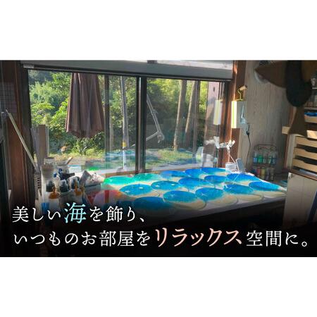 ふるさと納税 インテリア 【世界に一つだけの飾れる海】ブルーシーロングビーチ＜Studio KAI＞ [CDH028] 長崎 西海 インテリア パネル おしゃれ.. 長崎県西海市_4